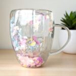 Szklanka do Herbaty Kawy Termiczna z Kwiatami w Środku 300ml - obrazek 5