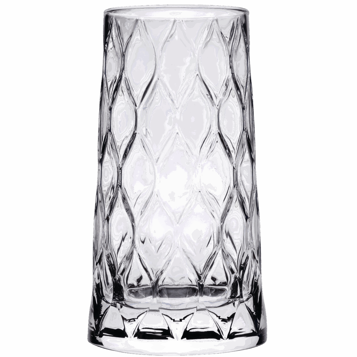 Szklanki Falowane Zestaw 3 Szklanek Do Napojów Drinków 475ml - obrazek 2