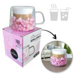 Szklanka Termiczna do Kawy Latte z Kwiatami w Środku 180ml - obrazek 5