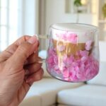 Szklanka Termiczna do Kawy Herbaty z Kwiatami w Środku 180ml - obrazek 2