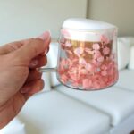 Szklanka Termiczna do Kawy Herbaty z Kwiatami w Środku 180ml - obrazek 2