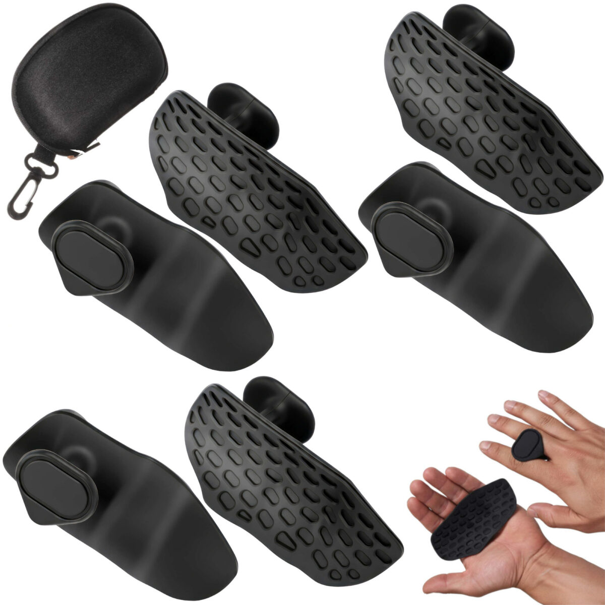 3x HexaGrip™ Uchwyty Treningowe - Pewny Chwyt, Większa Siła! - obrazek 1